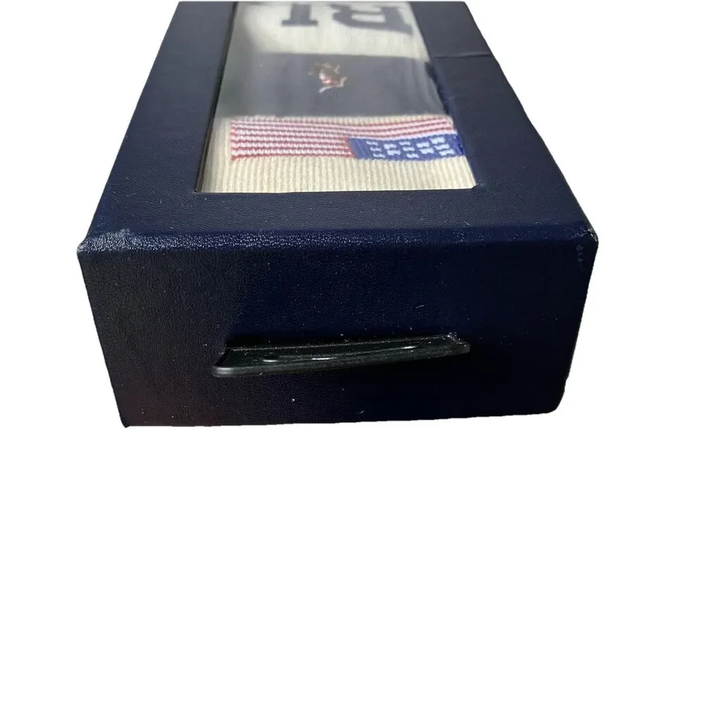 Polo Ralph Lauren Socks Womens 9-11 Pony Flag 3 Pair Gift Box Preppy Americana